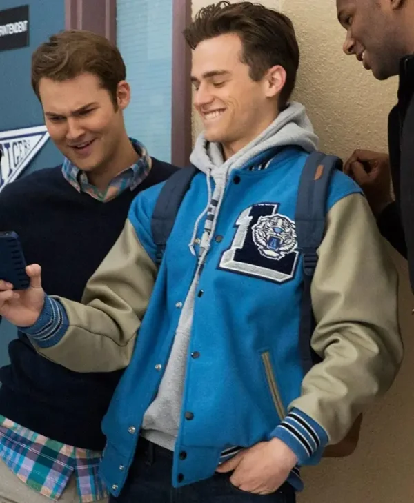 13 Reasons Why Blue Letterman Jacket