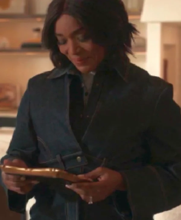 9-1-1 S08 Angela Bassett Denim Shirt