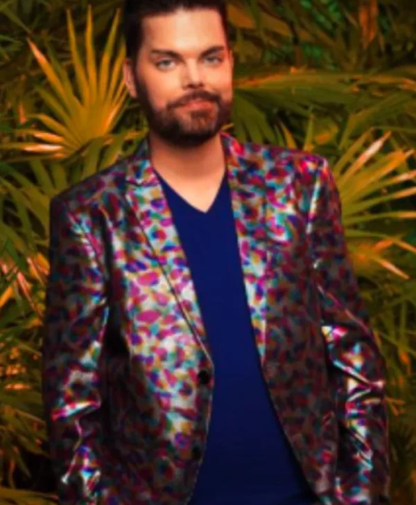 Buy Now 90 Day Hunt For Love S01 Tim Malcolm Metallic Multicolor Stylish Blazer