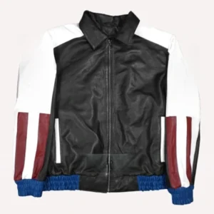 American Flag Leather Jacket