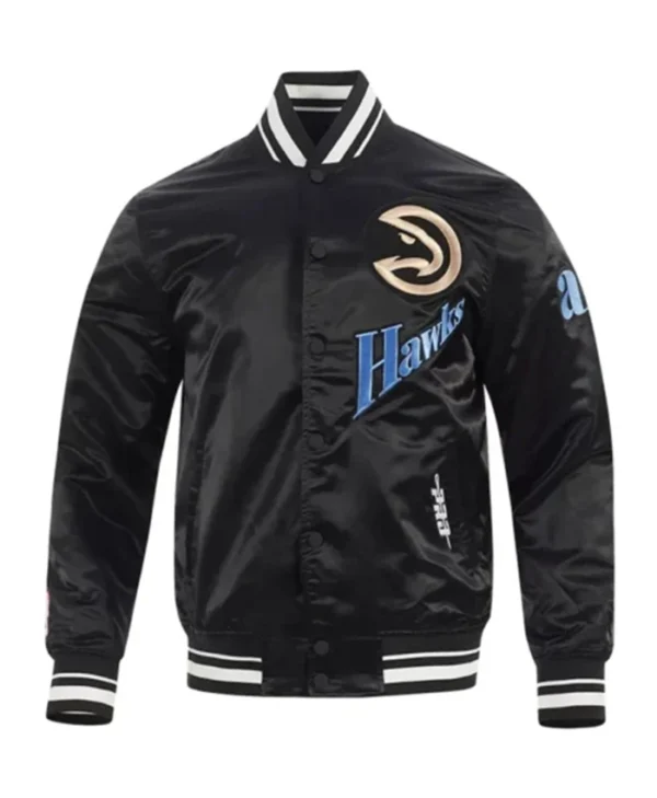 Atlanta Hawks City Edition Chenille Black Varsity Jacket