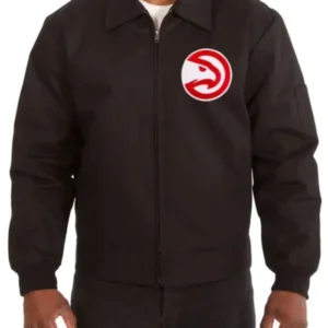 Atlanta Hawks Cotton Bomber Jacket
