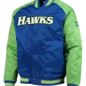 Atlanta Hawks Hardwood Classics Reload Varsity Jacket