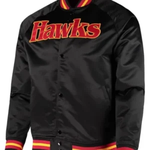 Atlanta Hawks Hardwood Classics Varsity Jacket