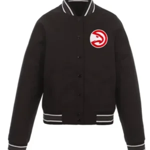 Atlanta Hawks Letterman Varsity Jacket
