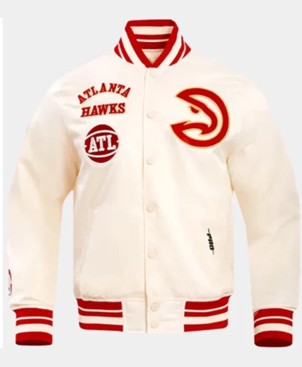 Atlanta Hawks Retro Classic Rib Jacket