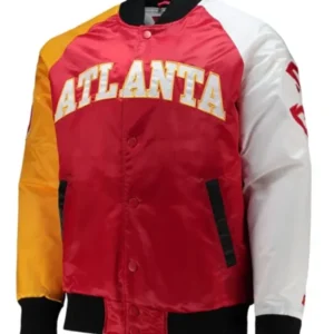 Atlanta Hawks Tricolor Varsity Jacket