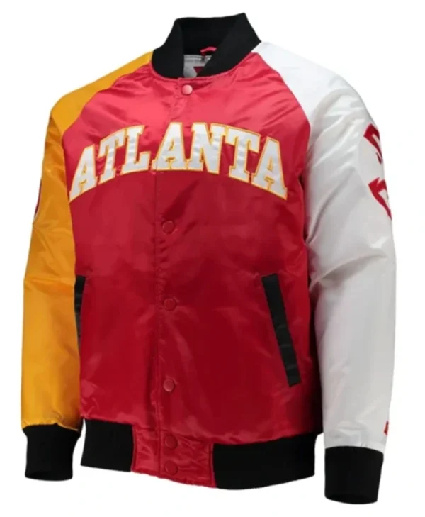 Atlanta Hawks Tricolor Varsity Jacket