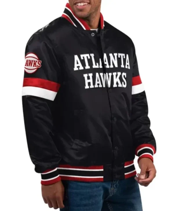 Atlanta Hawks home Game Varsity Jacket