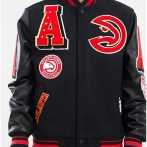 Atlanta-HawksBlack-Varsity-Jacket