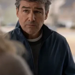 Back in Action 2025 Kyle Chandler Blue Cotton Bomber Jacket