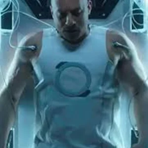 Bloodshot Diesel White PU Leather Vest