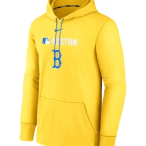 Boston Red Sox 202 Yellow Hoodie
