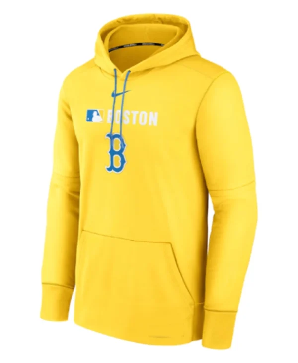 Boston Red Sox 202 Yellow Hoodie