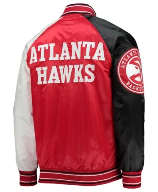 Buy Now Atlanta Hawks Reliever Raglan Jacket For Wen and Women