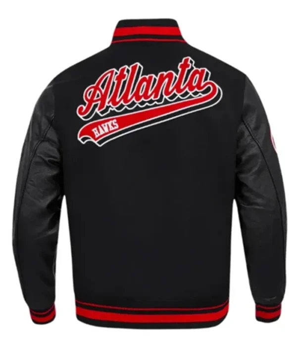 Buy Now Atlanta Hawks Script Tail Varsity Jacket For Unisex