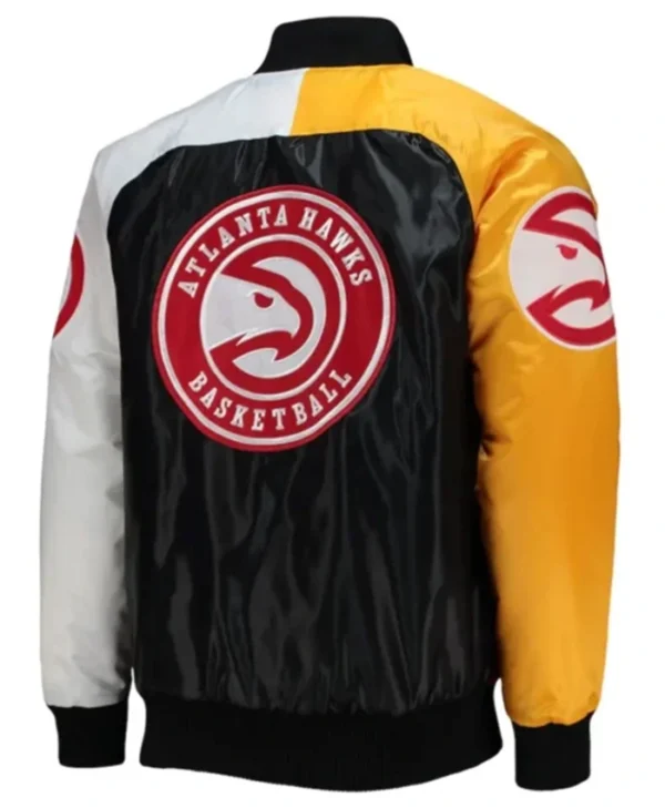 Buy Now Atlanta Hawks Tricolor Varsity Jacket For Men and Women
