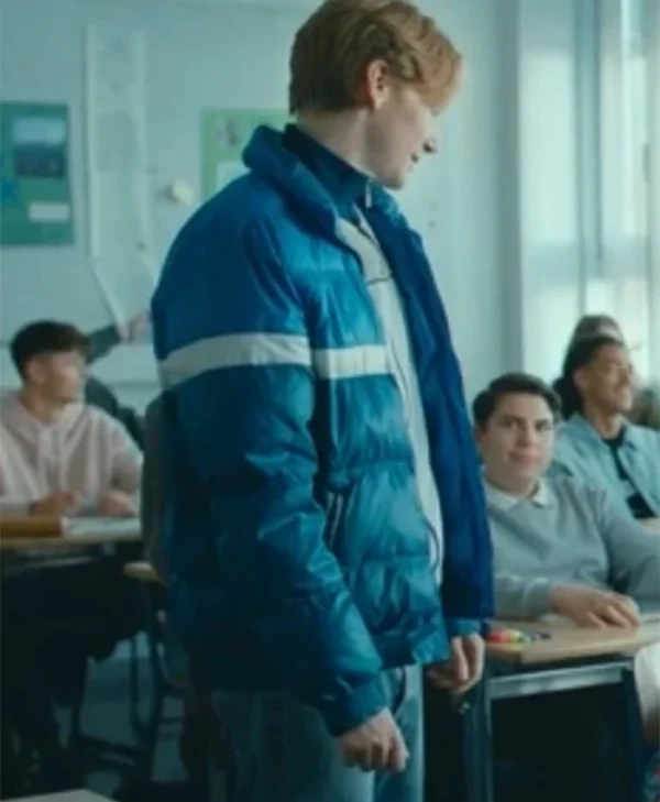 Buy Now Cassandra 2025 Filip Schnack Blue Puffer Bomber Jacket For Unisex