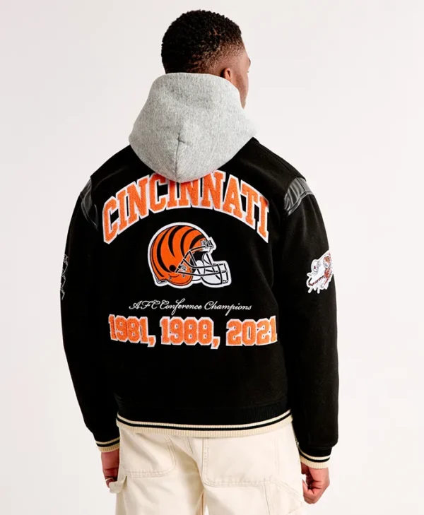  Buy Now Cincinnati Bengals Classic Style Varsity Jacket For Unisex