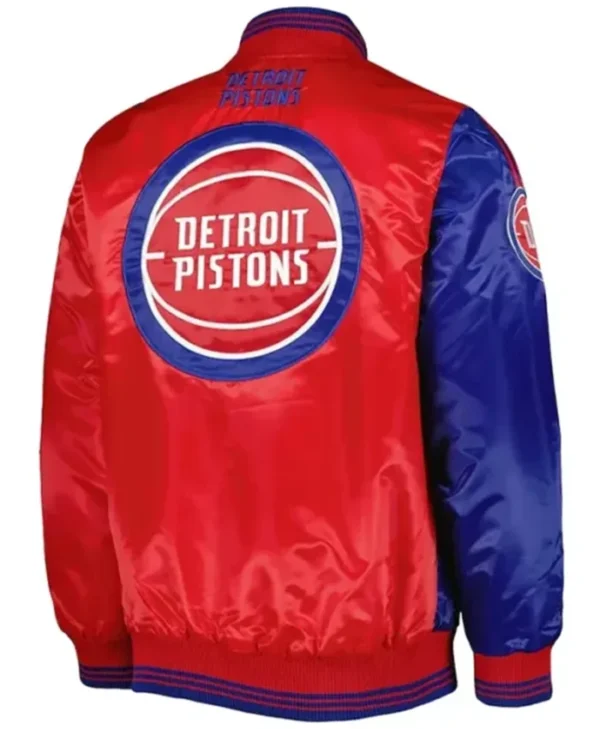 Buy Now Detroit Pistons Royal And Red Fast Break Jacket For Unisex