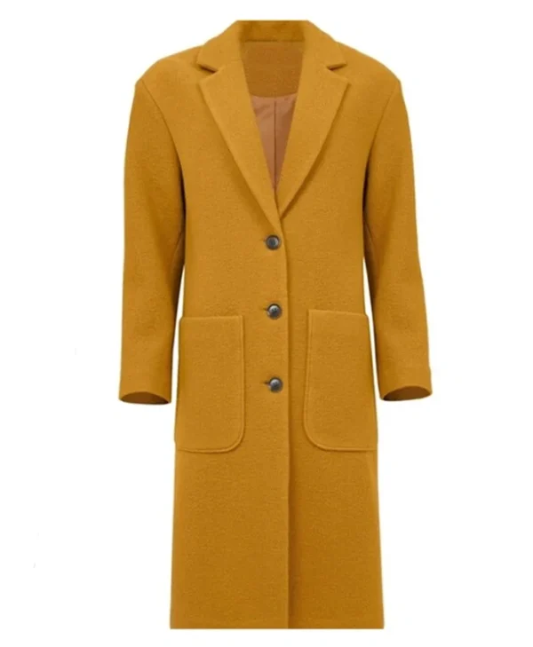Buy Now Doctor Who S15 Varada Sethu Yellow Wool Blazer For Unisex