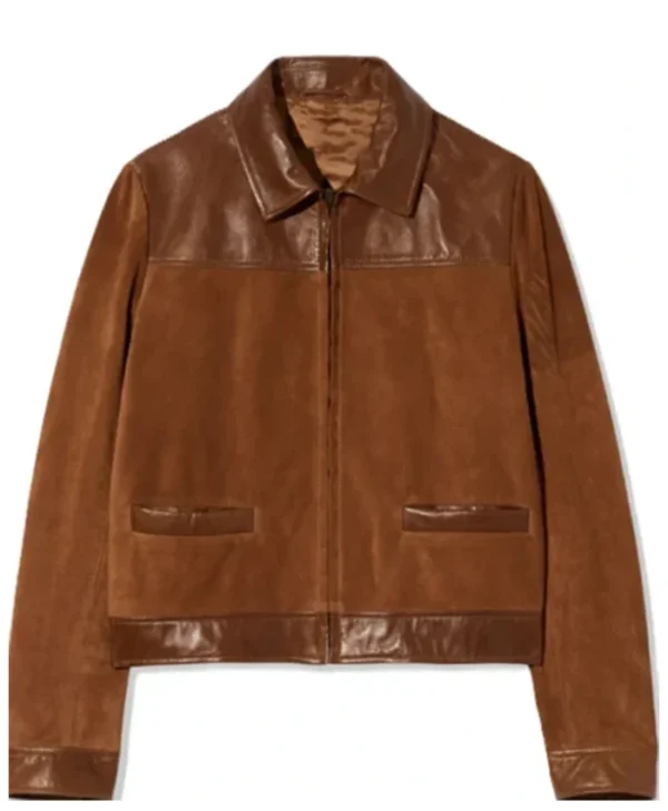 Buy Now FBI S07 Missy Peregrym Brown Suede Bomber Jacket For Unisex
