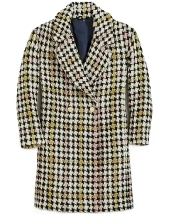 Buy Now Found S02 Lacey Quinn Houndstooth Coat For Unisex