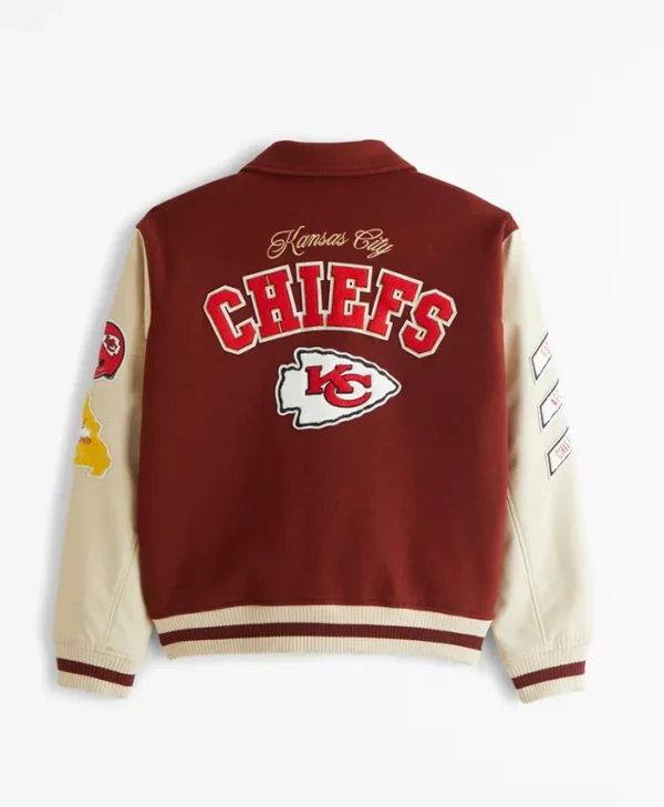  Buy Now Kansas City Chiefs Varsity Jacket For Unisex