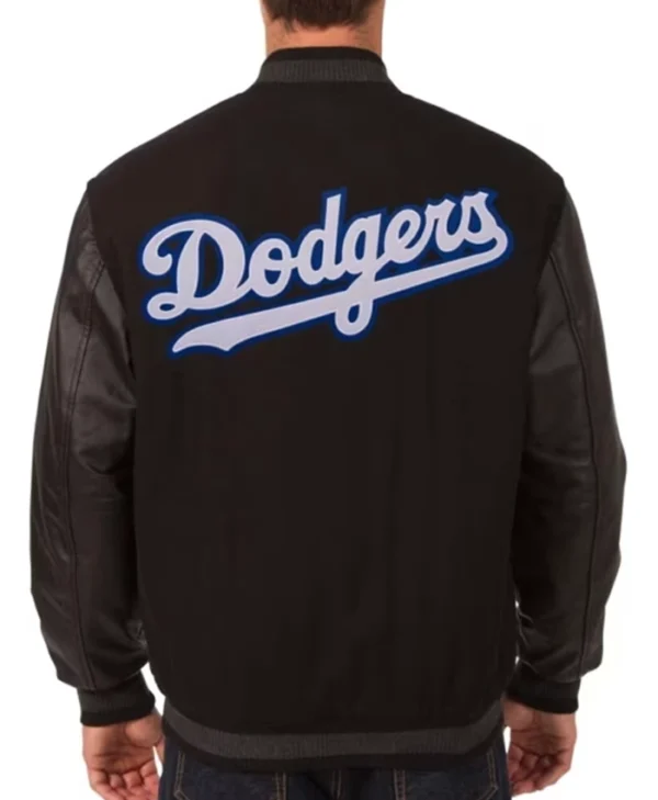 Buy Now LA Dodgers Black Varsity Jacket For Unisex