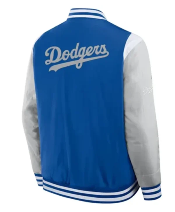  Buy Now LA Dodgers Elements Elite Royal Varsity Jacket For Unisex