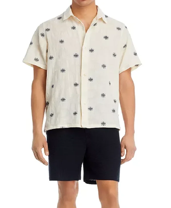 Léo Matteï Brigade Des Mineurs S12 Jean- White Shirt - Image 2