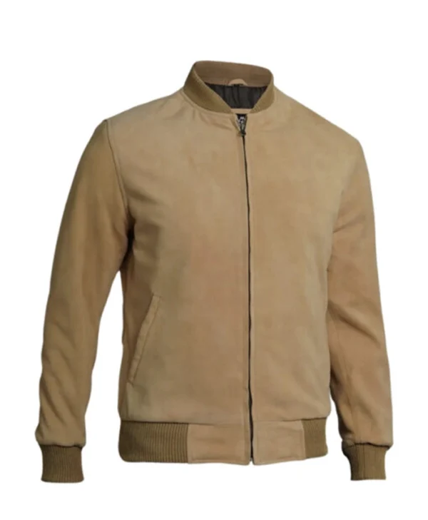  Buy Now Mens Camel Brown Suede Jacket For Unisex