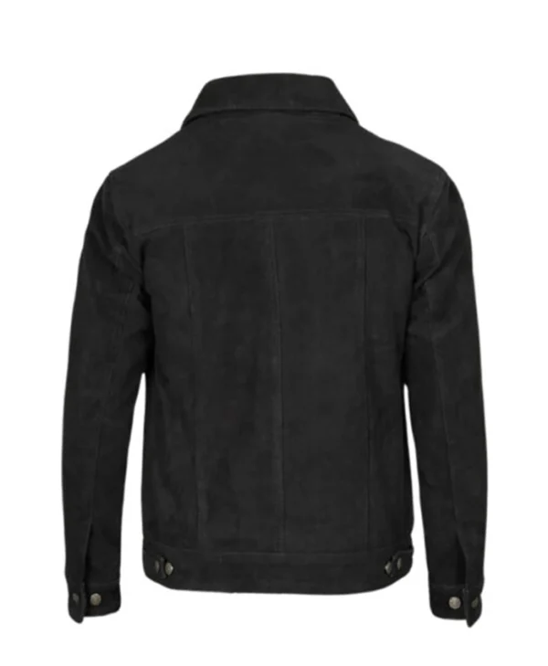  Buy Now Mens Classic Suede Trucker Jacket For Unisex