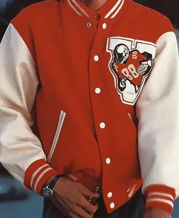 Buy Now Michael 2025 Jaafar Jackson Red And White Jacket For Unisex
