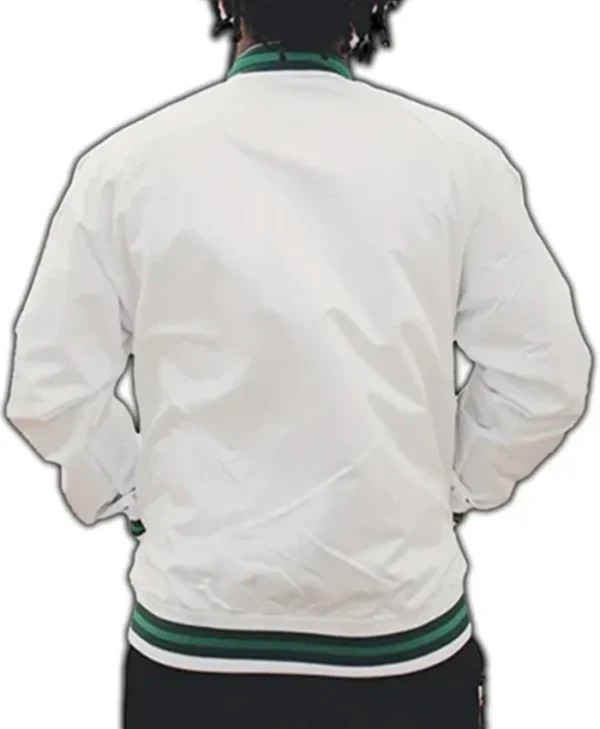 Buy Now Milwaukee Bucks Hardwood White Varsity Jacket For unisex