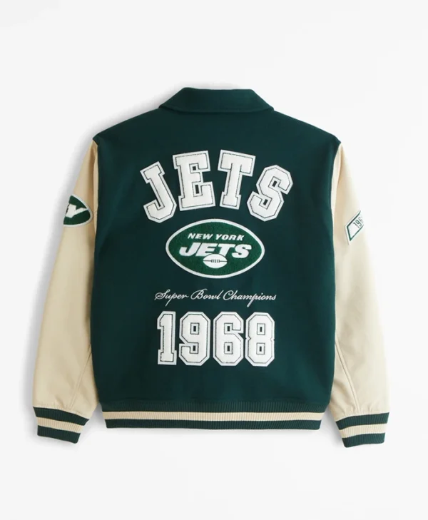  Buy Now New York Jets Green And Varsity Jacket For Unisex