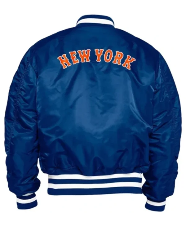 Buy Now New York Mets Blue Vintage Jacket For Unisex