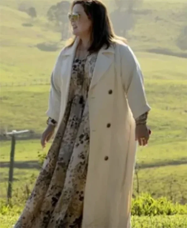 Buy Now Nine Perfect Strangers S02 Stylish Frances Welty Trench Coat