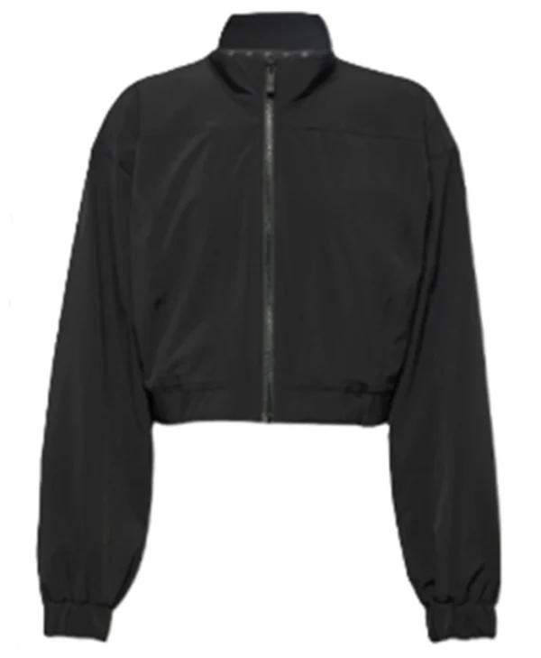 Buy Now Secrets We Keep S01 Cecilie Black Running Bomber Jacket For Unisex 