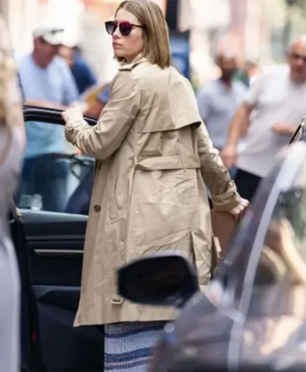 Buy Now The Better Sister S01 Jessica Biel Beige Trench Blazer For Unisex2