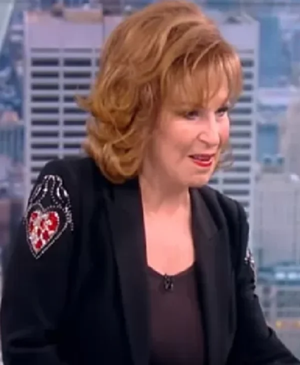  Buy Now The View 2025 Joy Behar Embellished Heart Blazer For Unisex
