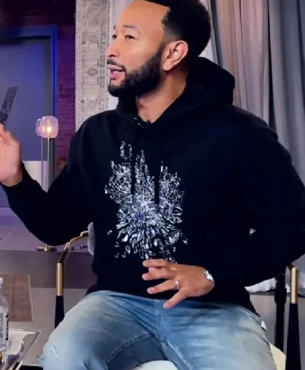 Buy Now The Voice S27 John Legend Black Hoodie For Unisex