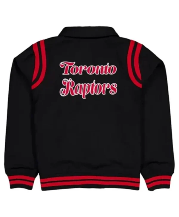 Toronto Raptors Sport Night  Black Varsity Jacket - Image 2
