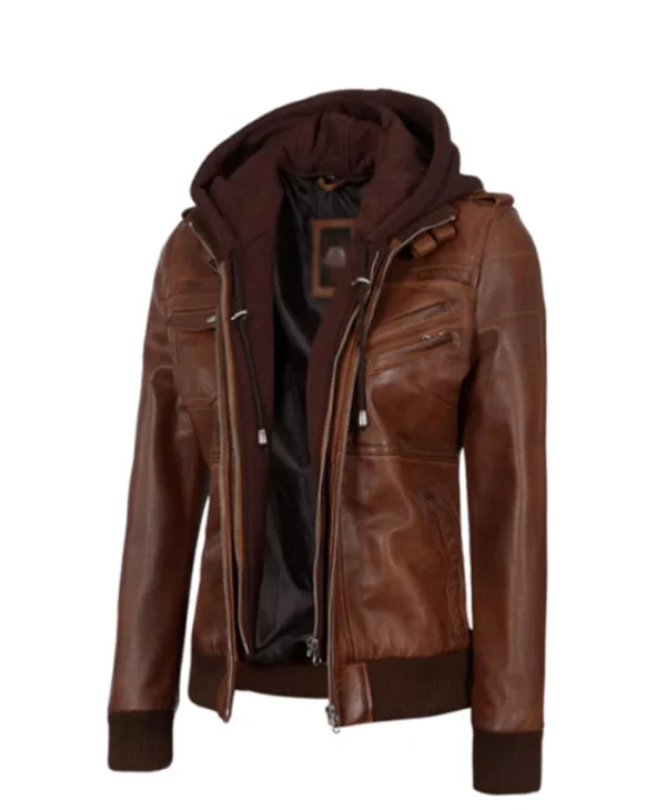  Buy Now Womens With Removable Hood Bomber Jacket For Unisex