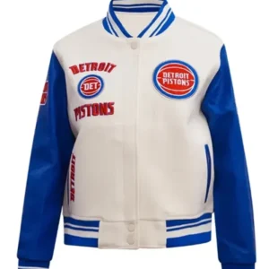 Detroit Pistons Classic Retro Rib Jacket