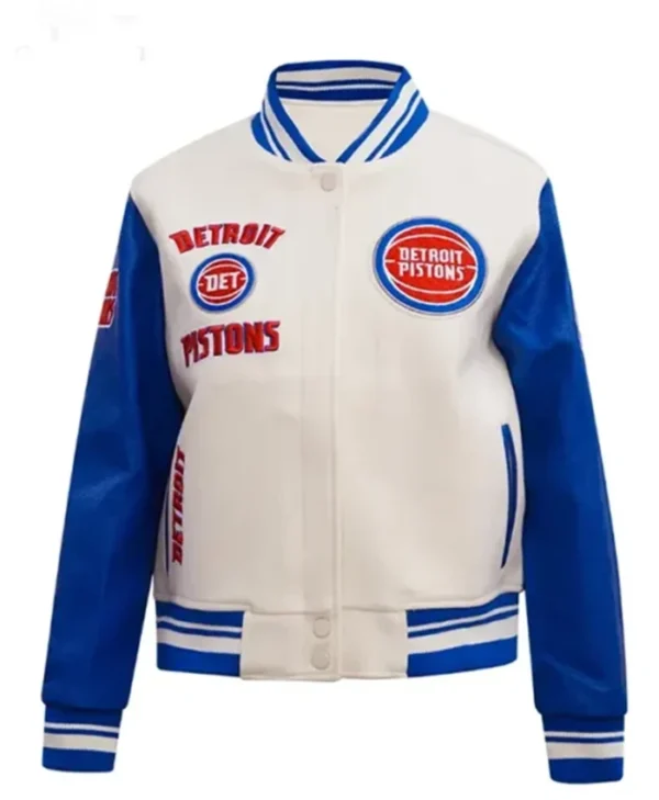 Detroit Pistons Classic Retro Rib Jacket