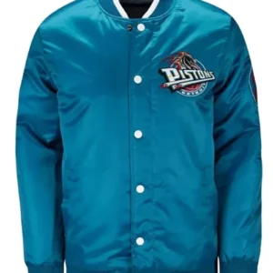 Detroit Pistons Ty Mopkins Teal Jacket