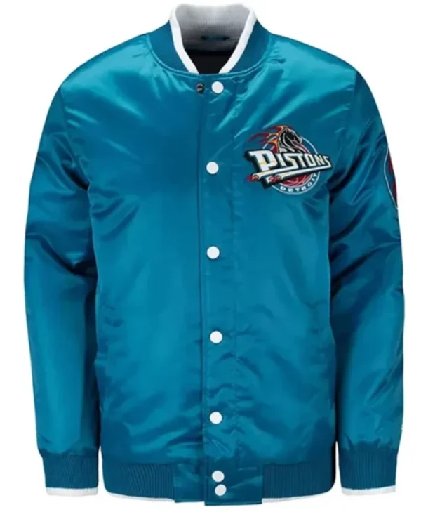 Detroit Pistons Ty Mopkins Teal Jacket