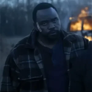 Dope Thief 2025 Brian Tyree Henry Checkered Bomber Jacket