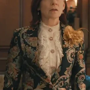 Elsbeth S02 Carrie Preston Paisley Jacquard Blazer
